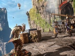一张展示《Styx:黑暗碎片》中斯提克斯及其敌人的图片,该游戏目前在 Steam 上享有 93% 的折扣。