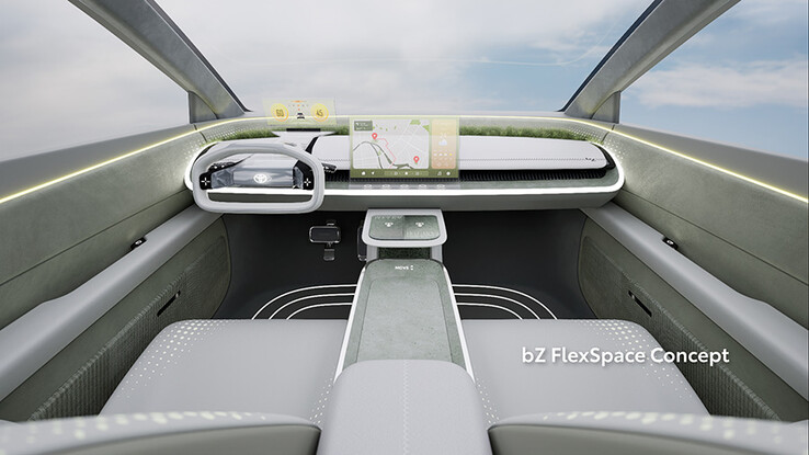 丰田bZ FlexSpace概念电动车。(图片来源：丰田)