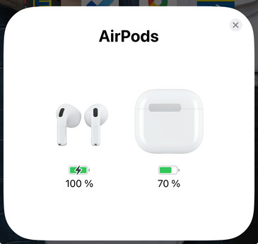 打开保护套后，iPhone 上会出现一个弹出窗口。
