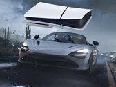Forza Motorsport 5》横幅与 PS5 游戏机一起展示