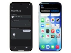 Pixel 10 Pro XL 通过 Quick Share 向 iPhone 发送图像。(图片来源：谷歌）