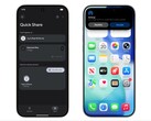 Pixel 10 Pro XL 通过 Quick Share 向 iPhone 发送图像。(图片来源：谷歌）