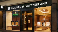 瑞士手表墨尔本店。参考图片（图片来源：Watches of Switzerland）