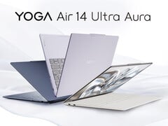 Yoga Air 14 Ultra Aura 有多种颜色可供选择。