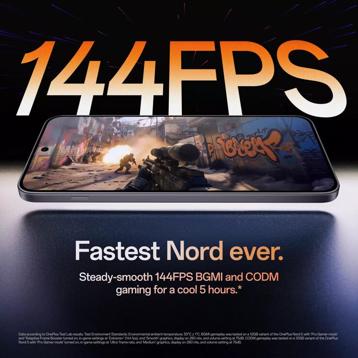 OnePlus 预览 "史上最快 Nord"。(来源：OnePlus）