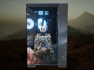 Maingear 深红沙漠限量版电脑正面展示