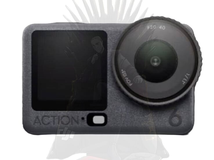 大疆 Osmo Action 6 的最终设计图（图片来源：via Igor Bogdanov）