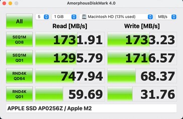 配备Apple M2 和 256 GB SSD 的 MacBook Air