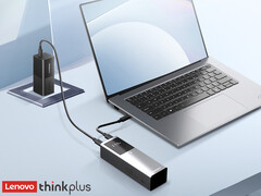 125 瓦的 ThinkPlus 移动电源在中国的售价约为 32 美元。图：便携式充电器的宣传图片。(图片来源：联想）
