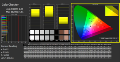 CalMAN - ColorChecker（已校准）。