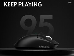 罗技 G Pro X Superlight 2c 的三种首发颜色之一。(图片来源：via WinFuture）