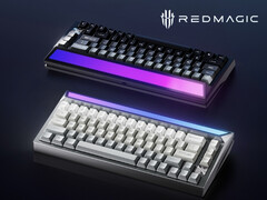 RedMagic 提供黑白两色的 Ice Blade 磁轴键盘。(图片来源：RedMagic）