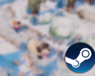 Dogwalk 的整个项目--资产、动画和代码--都是用 Blender 和流行的 Godot Game Engine（开源游戏引擎）制作的。图为游戏的模糊截图，上面叠加了 Steam 徽标。 图片来源：Steam - 已编辑