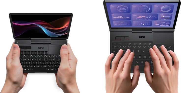 从左到右依次为 GPD MicroPC 2 和 Pocket 4。(图片来源：GPD）