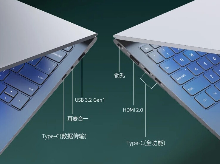 Go Air 有三个 Type-C 端口，还可以通过 USB 充电（图片来源：宏碁）