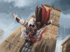 现已取消的《刺客信条》游戏代号为 &quot;猩红计划&quot;。图：AC 系列中 Ezio Auditore 的粉丝艺术作品。(图片来源：u/artofani via r/IndianGaming）