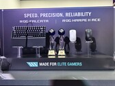 华硕 ROG Falcata 键盘和 Harpe 2 Ace 鼠标在 Computex 2025 上亮相（图片来源：Notebookcheck）