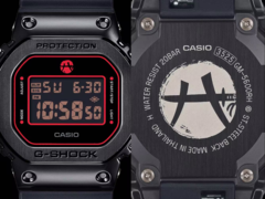 卡西欧 G-Shock x Rui Hachimura 合作手表（如图）现已在加拿大发售。(图片来源：卡西欧）