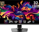 微星 MPG 321URX 是一款 32 英寸 4K QD-OLED 显示器，刷新率为 240 Hz。(图片来源：微星/亚马逊）