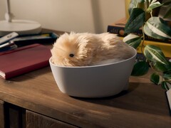 卡西欧的 Moflin 机器宠物可以根据与主人的互动发展出独特的个性。(图片来源：卡西欧）