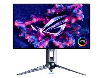华硕 ROG Swift OLED PG27AQWP-W。(图片来源：华硕）