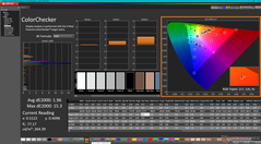 校准后的 ColorChecker