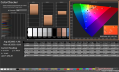 校准前的ColorChecker（Blade ICC）。