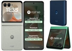 摩托罗拉 Razr 60 翻盖手机配备联发科 Dimensity 7400X 处理器（图片来源：摩托罗拉）