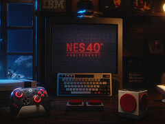 8BitDo NES 40 系列包括一个限量版控制器、8BitDo 首款 68 键键盘和 Retro Cube 扬声器的后续产品。(图片来源:8BitDo)