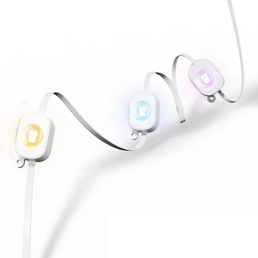 新款 Eufy E22 永久性户外灯。(图片来源：Eufy）