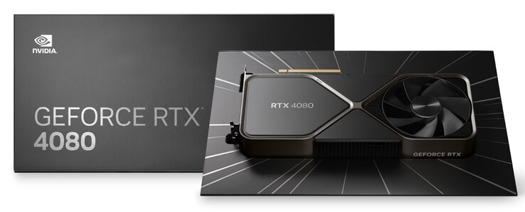 NvidiaGeForce RTX 4080 Founders Edition。(图片来源：Nvidia)