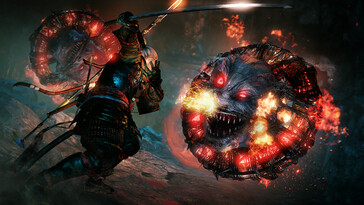 显示《Nioh.Complete Edition》中一场战斗的图片：完整版
