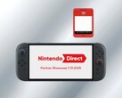 游戏机上方显示的 Switch 2 游戏密钥卡(图片来源:任天堂美国公司,有编辑)