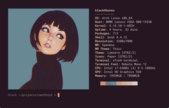 在此之前，Linux 桌面截图通常包括一个装有 Neofetch 的终端窗口（图片：Dylan Araps/GitHub）。