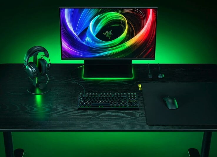 Razer Base Station V3 耳机可与 Razer Synapse 软件联动,以切换 RGB 灯光配置文件。