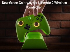 8BitDo Ultimate 2 无线控制器现推出全新绿色版本。 图片来源：8BitDo