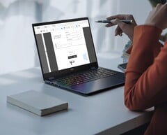 宏碁 Swift Spin 14 AI 在可转换铰链上安装了 120 Hz IPS 面板。