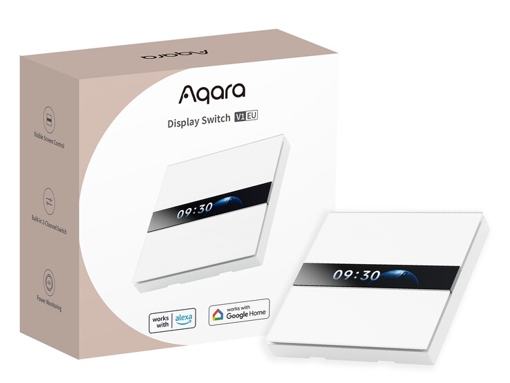 Aqara 显示开关 V1 EU。(图片来源：Aqara）
