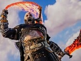 《战神：诸神黄昏》中，克拉托斯挥舞混沌之刃