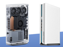 AtomMan G1 Pro 配备了桌面 RTX 5060。图:游戏迷你 PC 的宣传图。(图片来源:Minisforum)