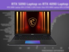 微星 Titan 18 HX AI 是市场上最强大的 RTX 5090 笔记本电脑之一。(图片来源：微星科技、Jarrod'sTech 编辑）