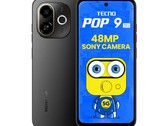 暗黑配色的 Tecno Pop 9 5G（图片来源：Tecno）