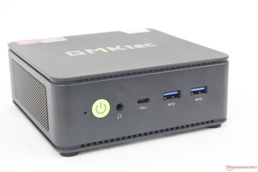前部电源按钮、3.5 毫米耳机、USB-C 3.2 w/ Power Delivery + DisplayPort、2 个 USB-A 3.2 Gen.