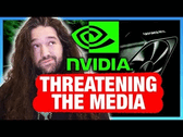 Gamers Nexus 讨论 Nvidia 操控评论员和评论（图片来源：Gamers Nexus on YouTube）