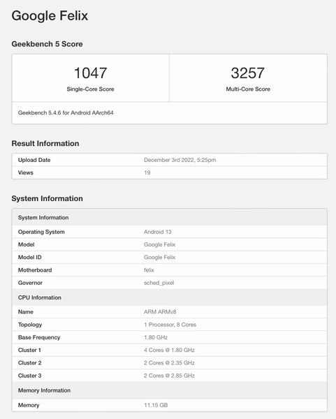 (图片来源：Geekbench)