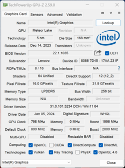 GPU-Z 英特尔图形处理器