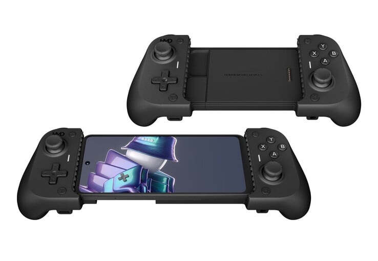 HMD Fusion X1 可通过第一方配件变身为游戏掌上设备。(图片来源：HMD Global）