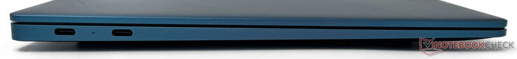 左边：2个USB 3.1 Gen2 Type-C