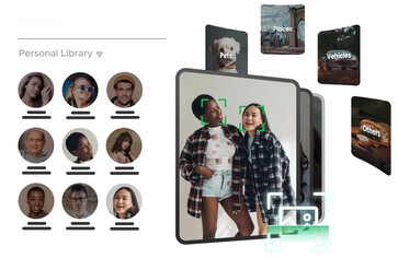 可在当地识别面孔
