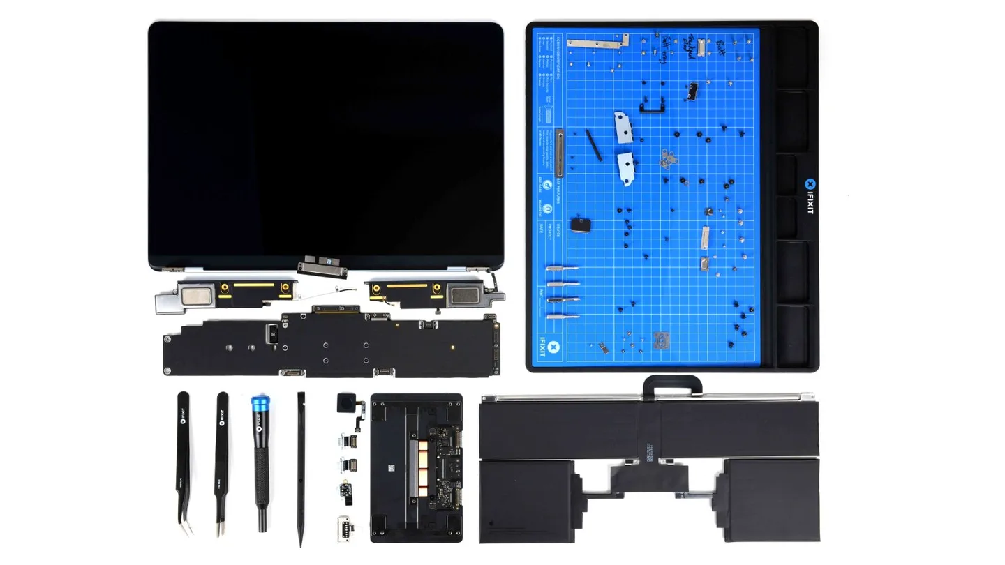 维修网站iFixIt 发布M4 MacBook Air 拆解报告- Notebookcheck-cn.com News